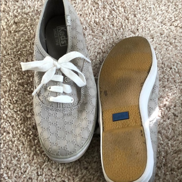 Gray eyelet keds! - Picture 3 of 6